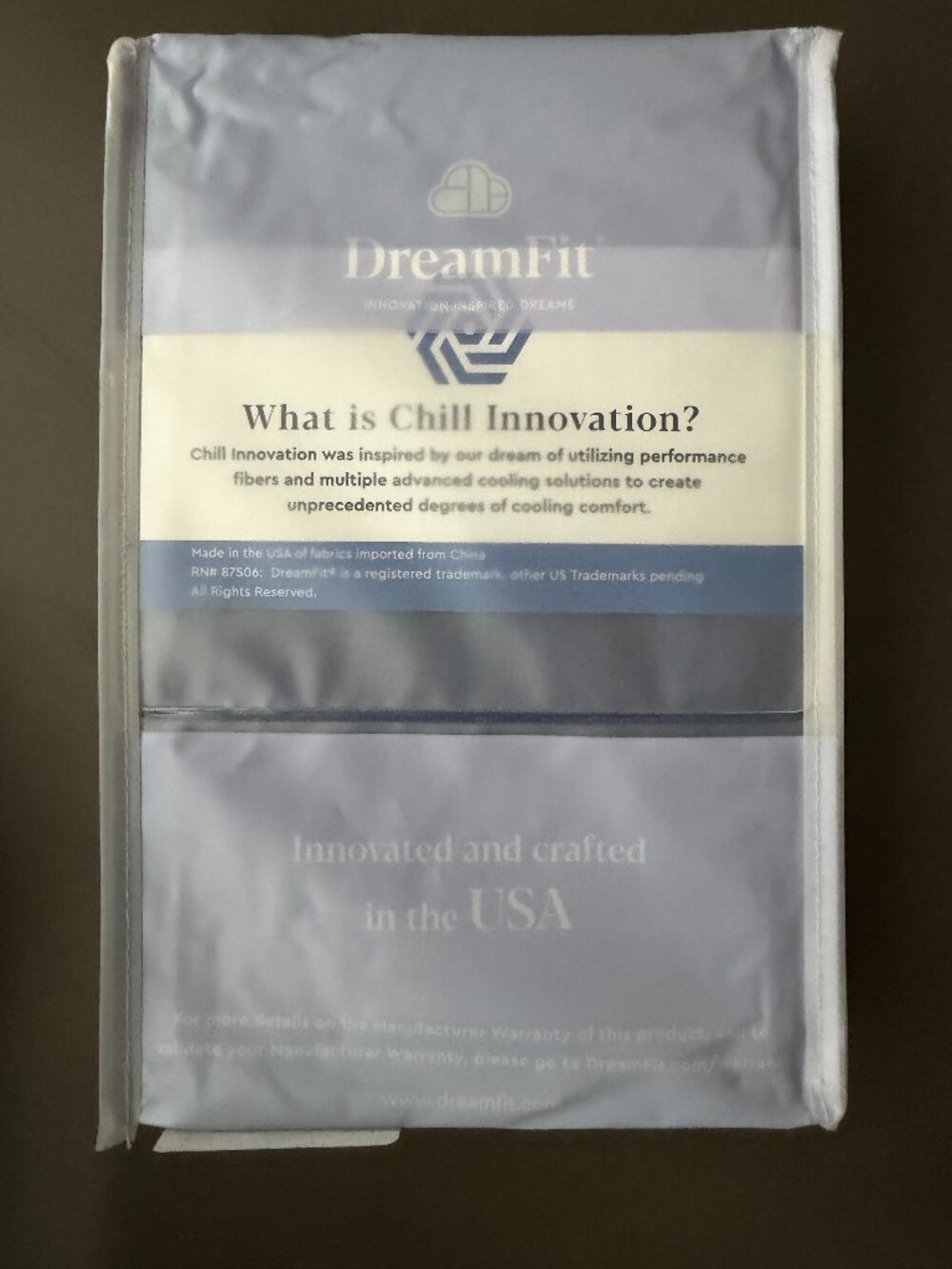 New $59.97 DreamFit Enhanced Bamboo Pillowcase Set of 2, Blue - Standard - Picture 2 of 4